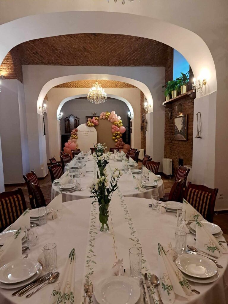 Sala na imprezy okolicznościowe Kutno – wystrój w Hotelu Rondo