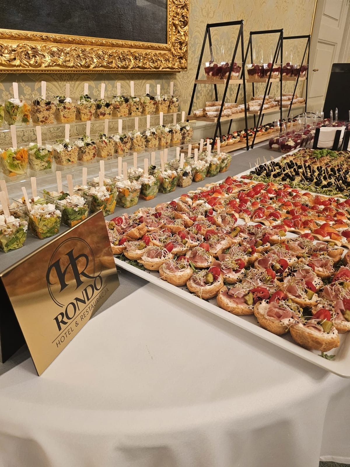 Catering na bankiet firmowy w Hotelu Rondo w Kutnie